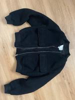 Jacke wolljacke wolle h&m schwarz Blouson crop Xs S Übergang zara Baden-Württemberg - Großbettlingen Vorschau