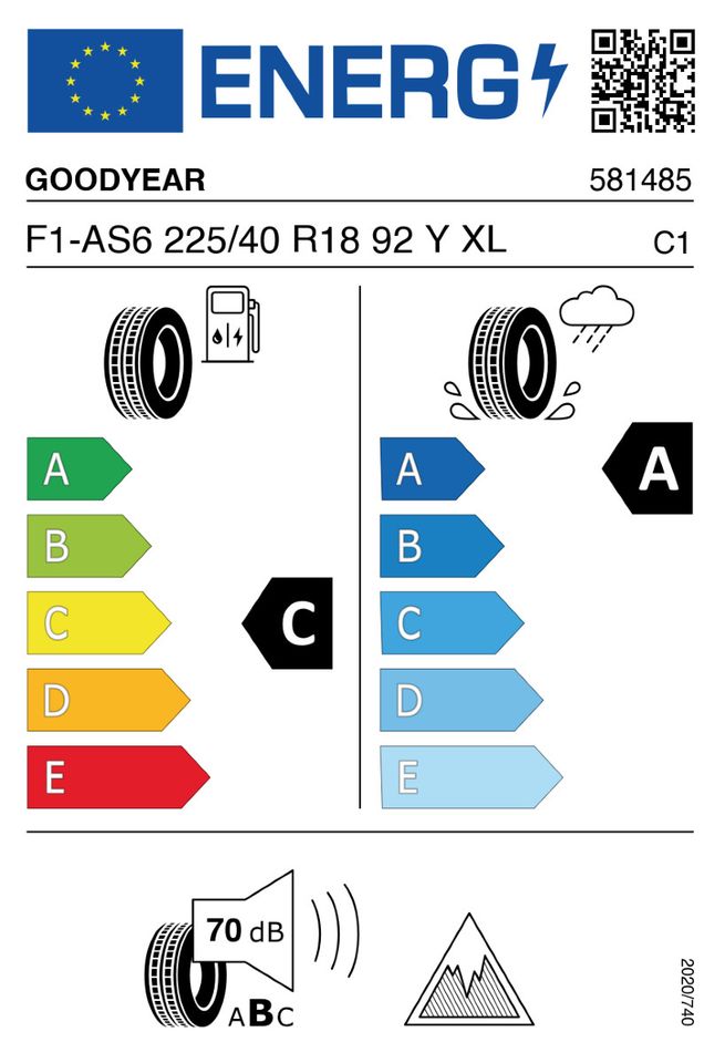 18Zoll Sommerräder MAM RS4 Audi A4 8E 8H A3 8V GY Goodyear in Braunschweig