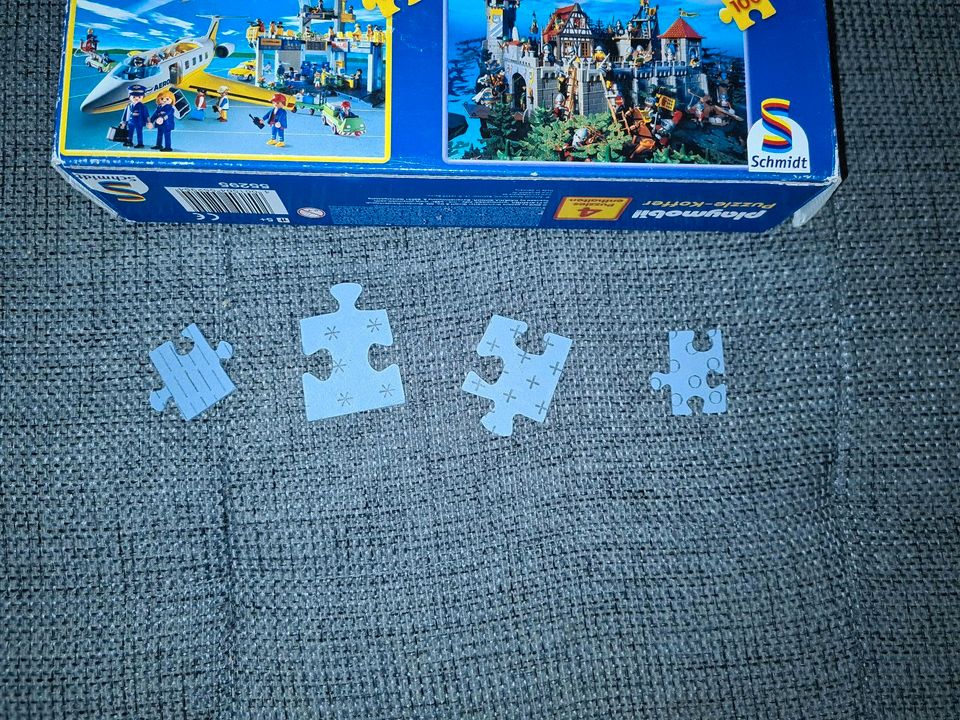 Playmobil Puzzle Paket 4x 60 Teile 2x100 Teile Kartenspiel Alarm in Hamburg