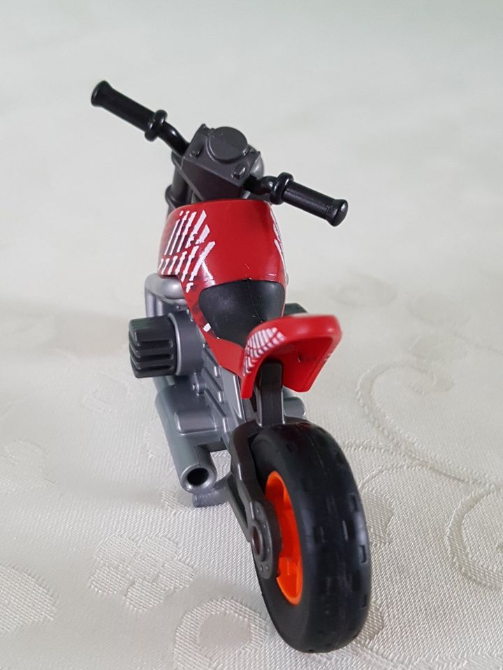 Playmobil Motorrad-Fahrer Custom Bike aus 9371 Geldtransporter in Lübbecke 