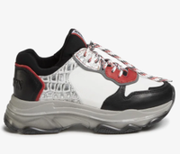 BRONX "Baisley" Chunky Sneaker - NEU - schwarz rot weiß Nordrhein-Westfalen - Neuss Vorschau
