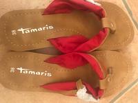 NEU TAMARIS Zehentrenner 38 rot mit Stoff Flip Flop Brandenburg - Werder (Havel) Vorschau