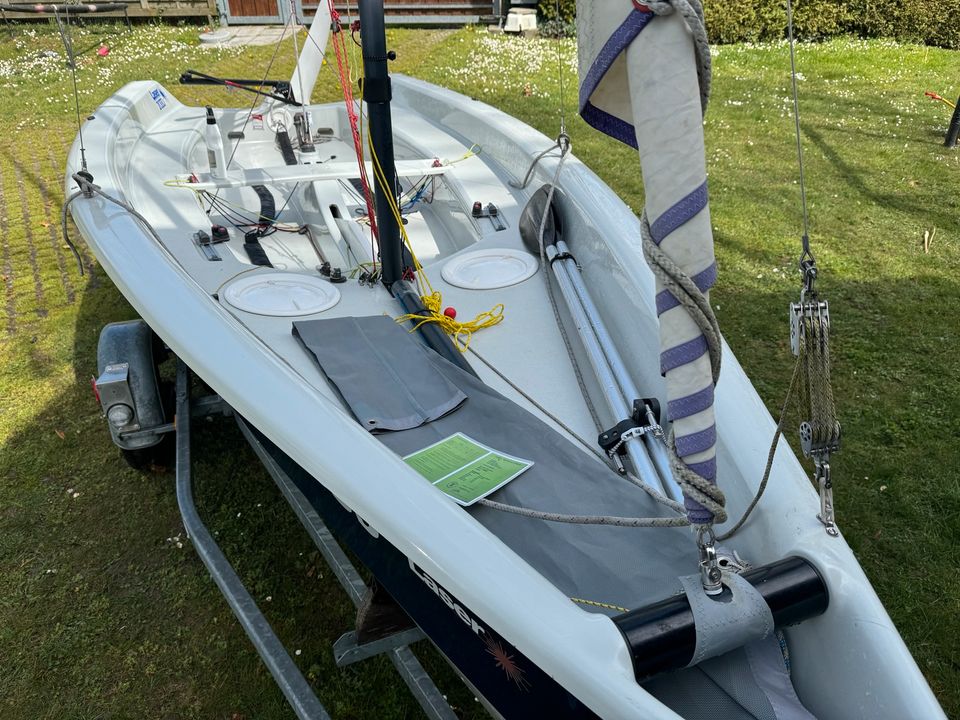 Laser 2000 Segeljolle mit Trailer und Bodenseezulassung in Ostfildern