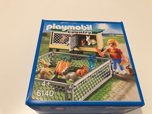 Playmobil 6140 Hasenstall m. Freigehege, Kaninchen, Tiere, Bauern in Ofterdingen