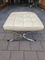 Designer Leder Chrom Hocker, Made in Italy, Neupreis war 400€ Bayern - Regensburg Vorschau