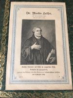 LUTHER Gedenkblatt ORIG 1883 Jubiläum 400 Jahre Bibel Wittenberg München - Pasing-Obermenzing Vorschau