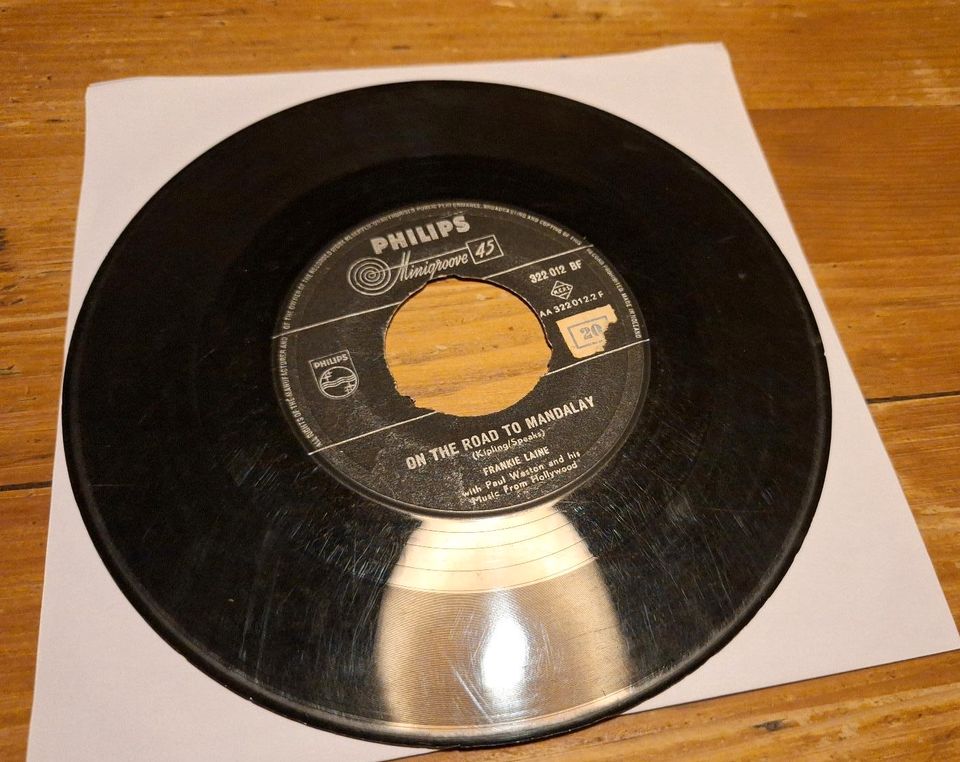 Vinyl Single: Frankie Laine: Midnight Gambler in Biebergemünd