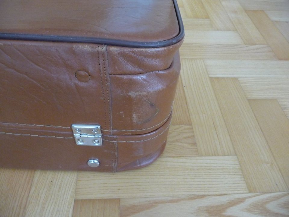 Leder Koffer Reisekoffer Reisetasche DDR vintage retro in Dresden