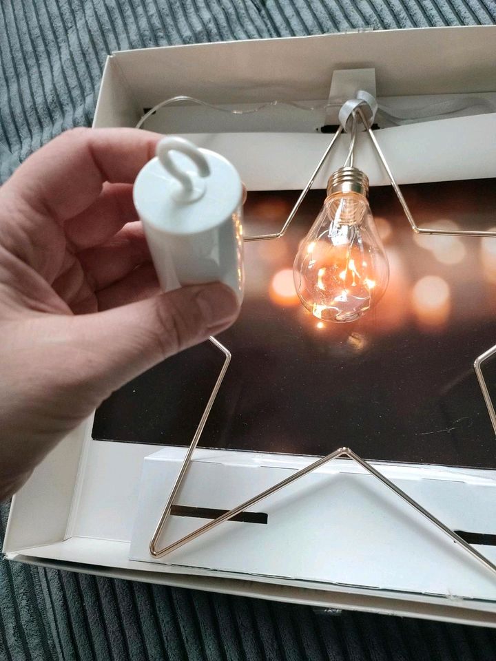 TCM Weihnachtsstern ohne Strom Deko Beleuchtung in Bergrheinfeld