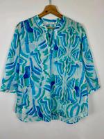 eterna Damen Bluse Baumwolle blau 40 L Hessen - Steinbach Vorschau