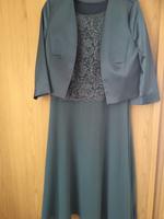 Abendkleid von Vera Mont (ohne Bolero) Größe 42 blaugrau Bayern - Lappersdorf Vorschau