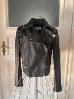 MANGO Biker-Jacke Leder-Jacke Schwarz Gr. XS TOP Eimsbüttel - Hamburg Harvestehude Vorschau