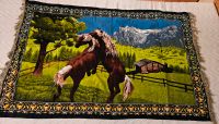 Wandteppich Pferde wie neu Decke Wandbild Sachsen - Bischofswerda Vorschau