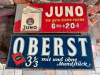2 x Reklameschild Zigaretten Juno  Berlin Emailschild Reklame Brandenburg - Peitz Vorschau