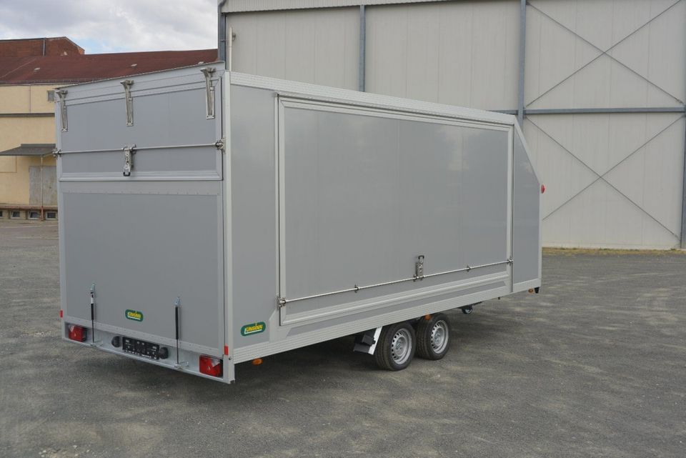 ❗❗❗SONDERPREIS ❗❗❗ UNSINN UKF 5423-35-13 FAHRZEUGTRANSPORTER geschlossen Kfz-Trailer Anhänger FTK 3554-13-2350 3448 3,5t Autotrailer Tieflader Box Koffer Rennsport Tuning Rennwagen Finanzierung in Leipzig