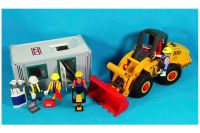 Playmobil 3260 Baucontainer, 3934 Radlader, 3271 Bauarbeiter Schleswig-Holstein - Lasbek Vorschau