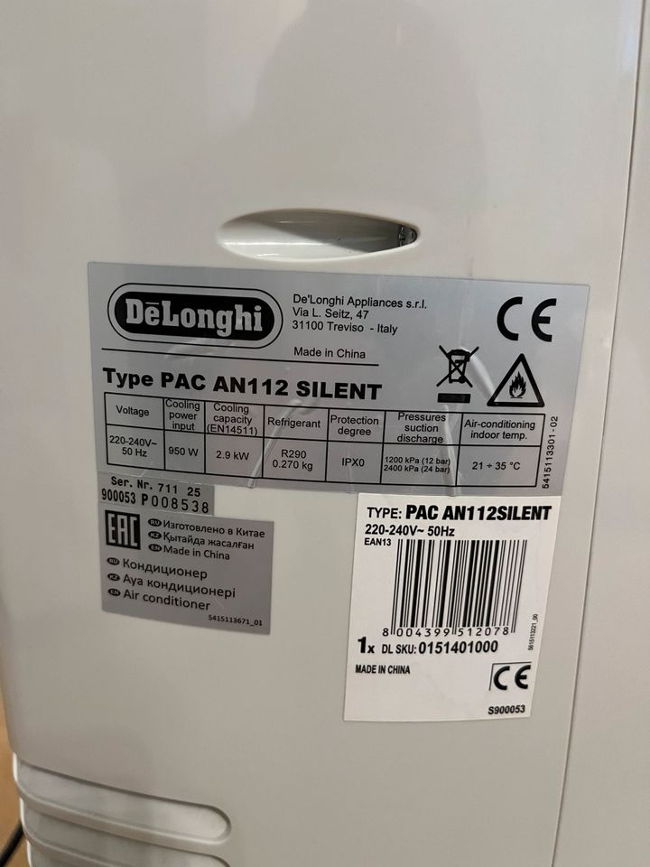 De’Longhi Pinguino PAC AN 112 Silent Klimaanlage in Horgau