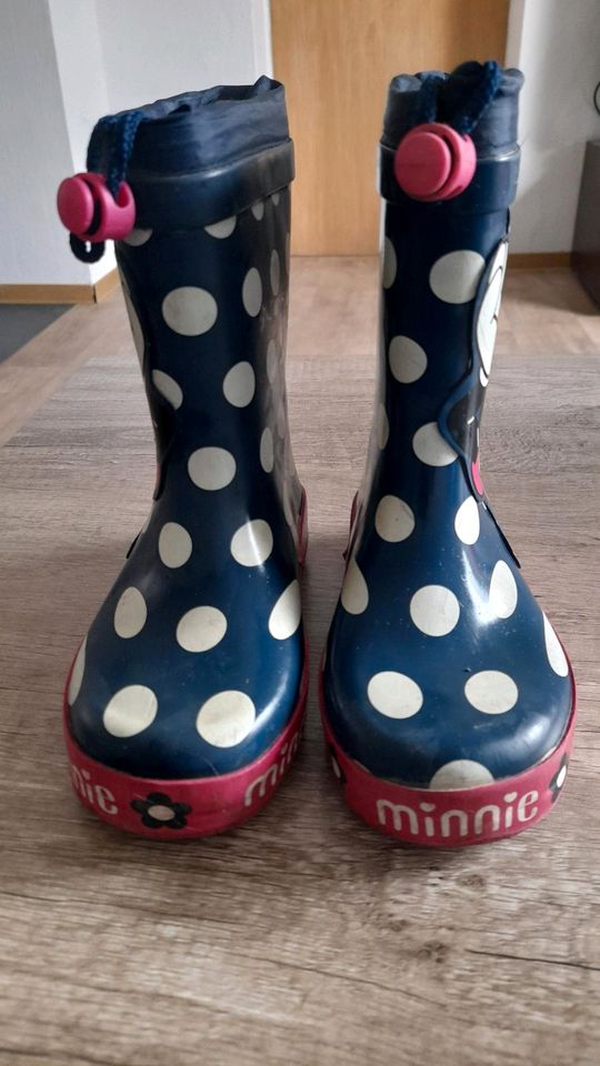 Gr. 26 Gummistiefel Minnie Maus Regenstiefel Kinderschuhe Mädchen in Lübbecke 