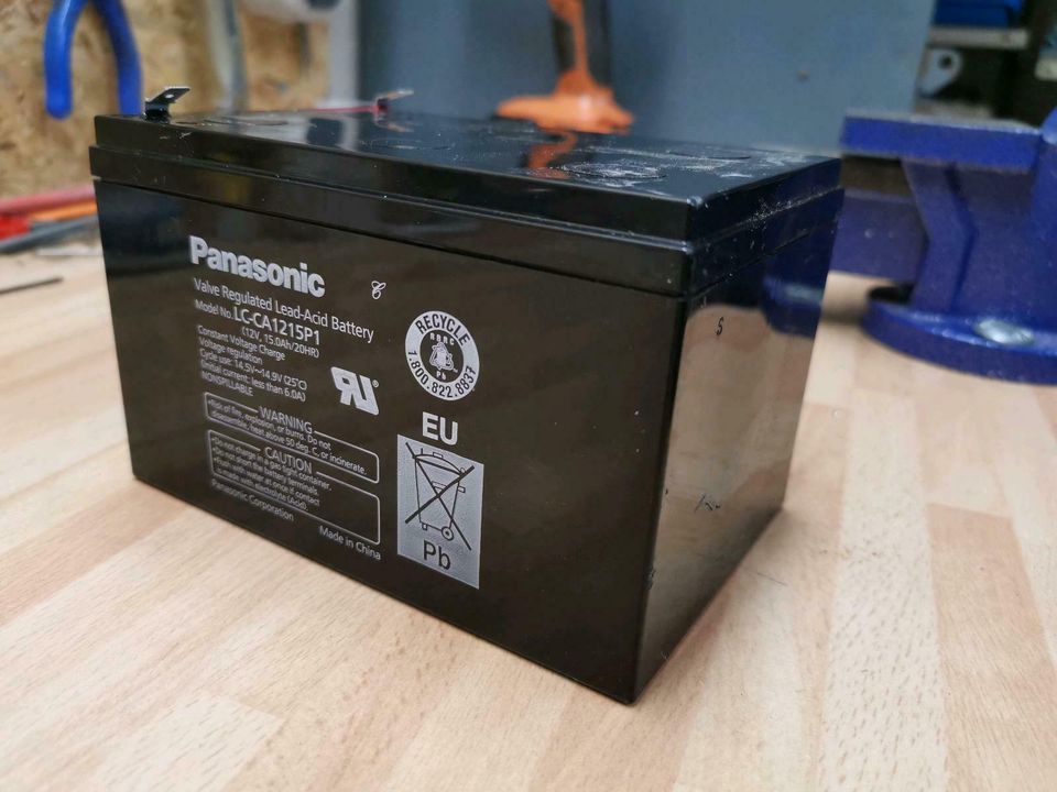 Panasonic Akku Batterie 12V, 15/17/22Ah Motorrad Auto KFZ in Flachslanden