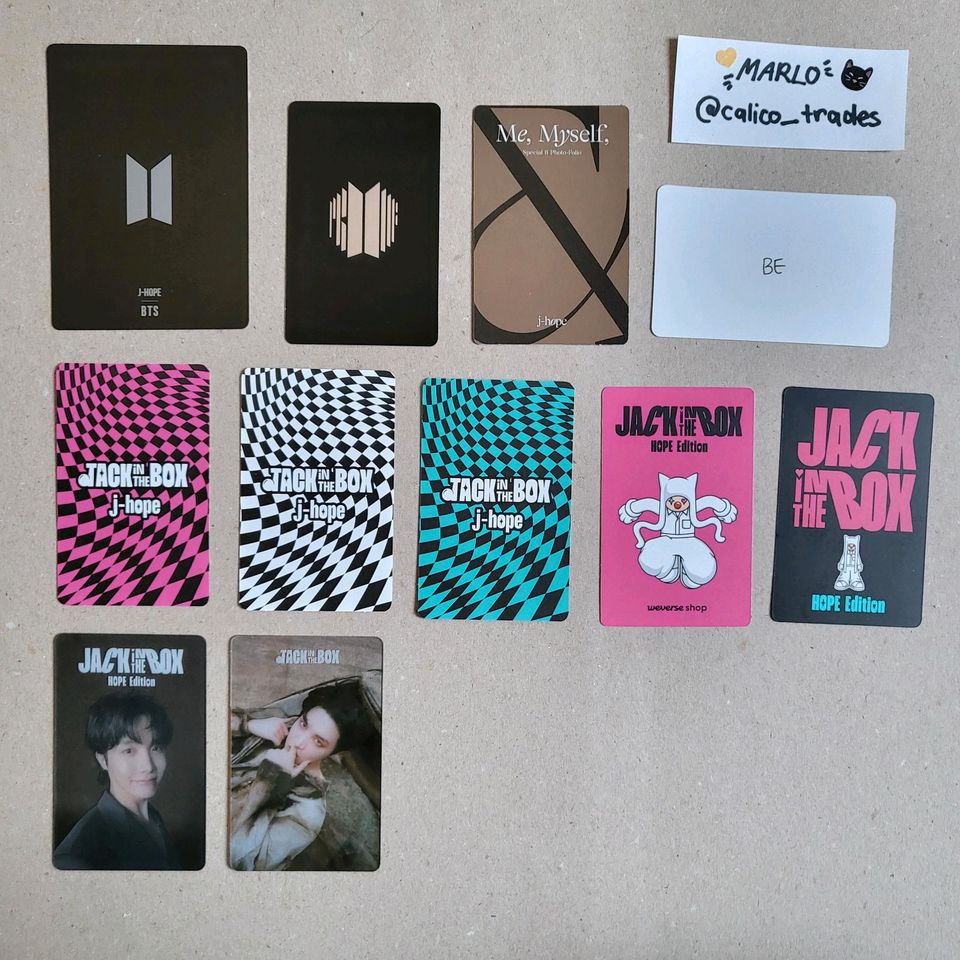 WTT / WTS BTS J-Hope Hoseok Album PCs Photocards Preorder in Mönchengladbach