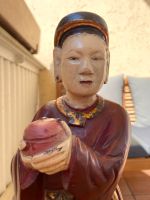 vietnamesische Holzfigur Mönch Buddha bemalt München - Laim Vorschau
