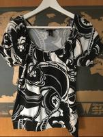 Shirt H&M Blumen Gr. M Bayern - Herrieden Vorschau