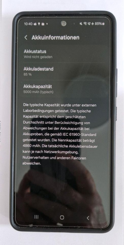 Samsung Galaxy A53 5G 128GB Dual Sim Awesome Black Top Zustand in Recke