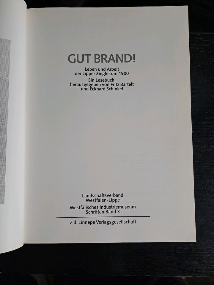 GUT BRAND! von Fritz Bartelt und Eckhard Schinkel in Kalletal