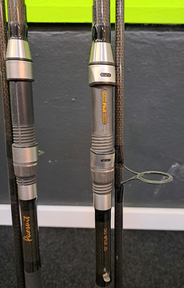 2× Kevin Nash Pursuit CUSTOM RODS 12ft 2.25lbs FULLSHRINK! Handle