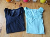 2 T-Shirts Set H&M Gr. S 36 Sommer blau mint Baumwolle Wandsbek - Hamburg Volksdorf Vorschau