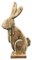 Hase Holz Dost dekorativer Osterhase 17x6cm H31cm Ostern Deko Nordrhein-Westfalen - Vlotho Vorschau