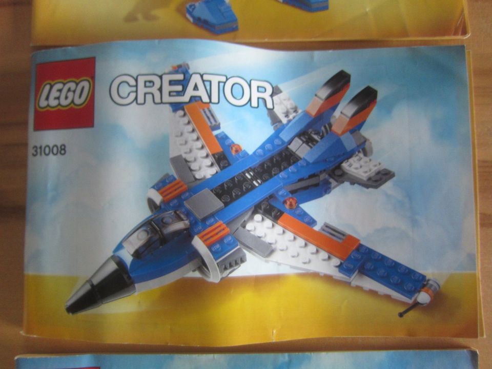 Lego 31008 Creator Power Jet Auto 3 in 1 Model vollständig in Kolbermoor