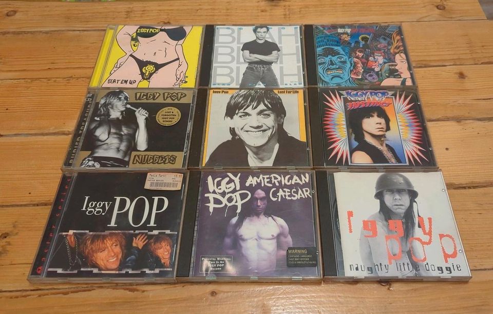 Iggy Pop CD Sammlung 9 Stück Punk Rock in Kevelaer