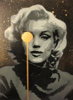 Streetart Kunst Marilyn Monroe Essen - Rüttenscheid Vorschau