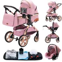 3 in 1 Kinderwagen rosa Baden-Württemberg - Nürtingen Vorschau