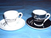 Espresso-set,Mocca, schwarz- weiss,Sammeltassen, Sachsen-Anhalt - Gräfenhainichen Vorschau