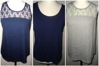 AJC blau + graues Tank Top Spitze + K&L Ruppert Long Stretch 44 Bayern - Mühlhausen i.d. Oberpfalz Vorschau