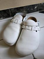 Weiße BIRKENSTOCK Clogs / Schuhe Ilsenburg (Harz) - Darlingerode Vorschau