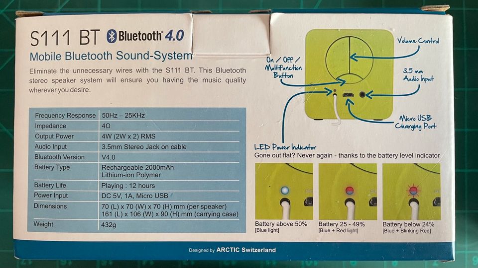 Mobile Bluetooth Sound-System in Wolfsburg