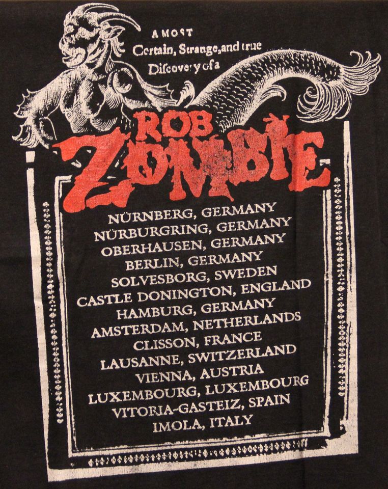Rob Zombie Tour 2011 Shirt M Metalshirt original Merch in Wiesbaden