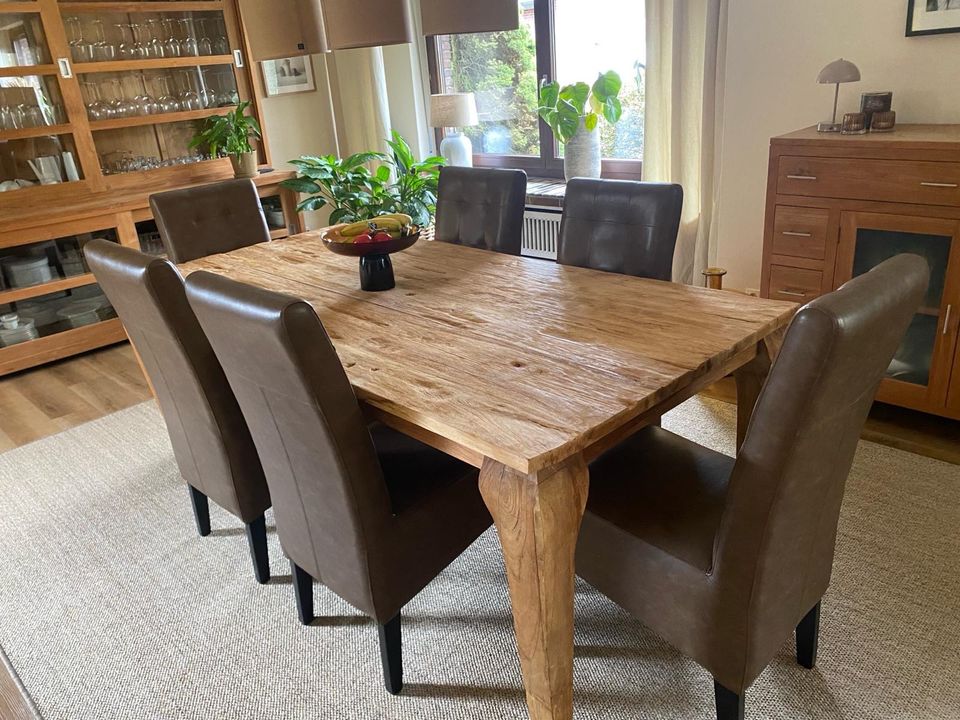 Teak Tisch Esszimmer Wohnzimmer massiv in Bocholt