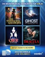 Neue Musical in Berlin Ghost, Cher, Dracula, Da Vinci Code Berlin - Mitte Vorschau