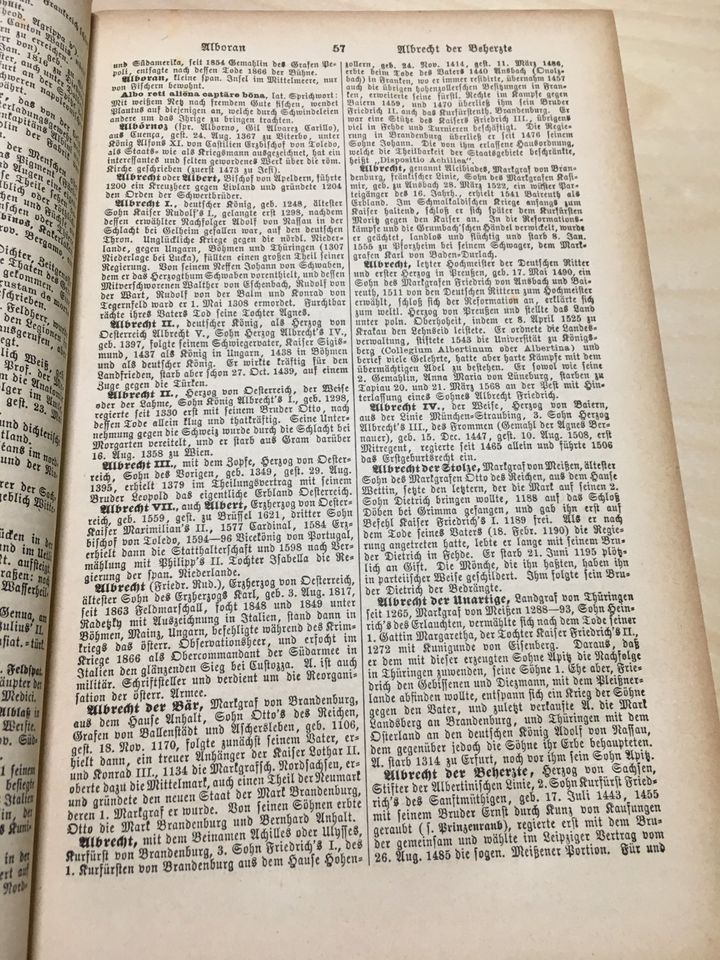 Brockhaus Kleines Conversations-Lexikon I.+II.Band 1879+1880 in Dresden