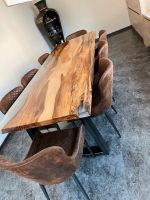 Tischplatte Baumtisch Holztisch Baumscheibe Couchtisch Thüringen - Schkölen Vorschau