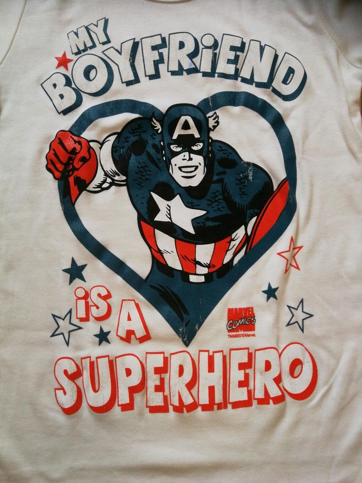 Elbenwald T-Shirt Shirt Gr. XS Captain America neu und ungetragen in Merzenich