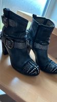 Stiefelette blau Nieten Gr. 39 extravagant Bayern - Schrobenhausen Vorschau