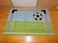 Kinderzimmer Teppich Fußball Tor grün blau ca. 198 x 137 cm Nordrhein-Westfalen - Haan Vorschau