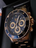 ICE Watch Uhr Steel Gold Blue Chrono Niedersachsen - Faßberg Vorschau