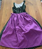 Original Steindl Dirndl mit Schürze, 100% Baumwolle, Vintage Bayern - Maisach Vorschau