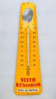 ‼️ EMAILSCHILD Veith Goodrich Thermometer Emailleschild um 1950 Saarland - Schiffweiler Vorschau